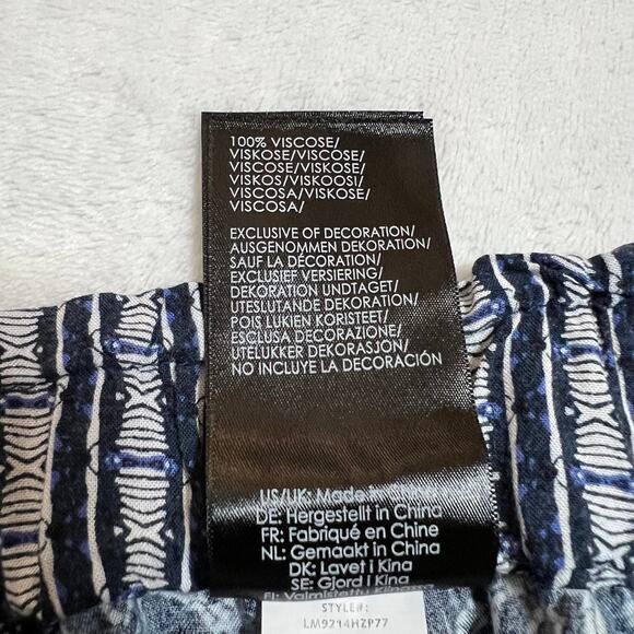 Liverpool Paper Bag Tie Front Porkchop Short Size 4/27 Casual Summer Vacation - Picture 10 of 13